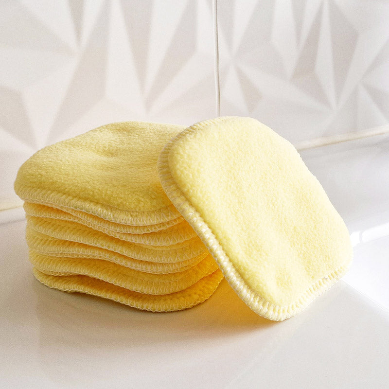 10 lingettes lavables en bambou