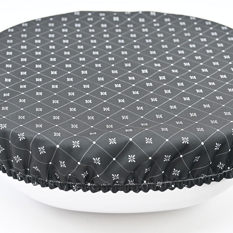 2 Couvre saladier couvre plat en tissu (L) - 24/30 cm