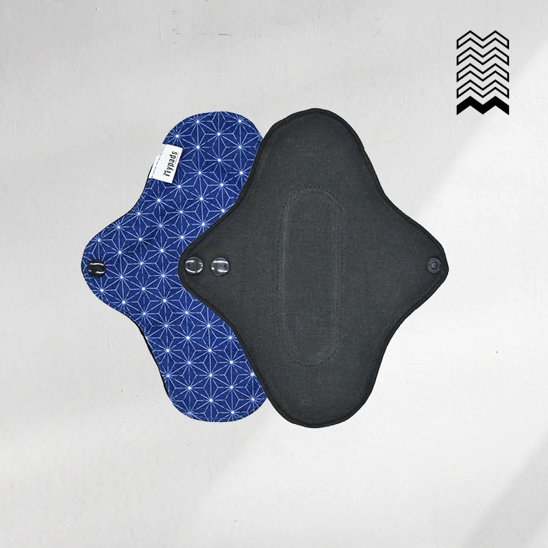 5 protège-slips lavables en COTON BIO (Gamme XS) - Mypads