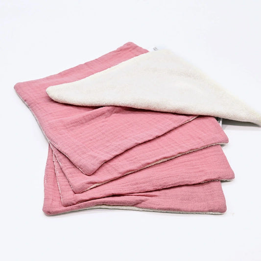 5 Grande lingette Gaz  de coton et bambou