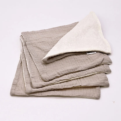 5 Grande lingette Gaz  de coton et bambou