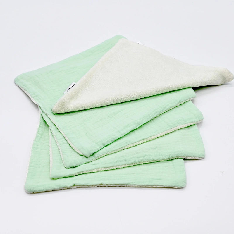 5 Grande lingette Gaz  de coton et bambou