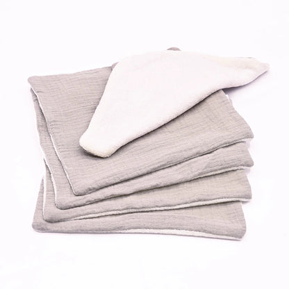 5 Grande lingette Gaz  de coton et bambou