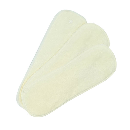 3 Minis inserts - Bambou coton - couches lavables