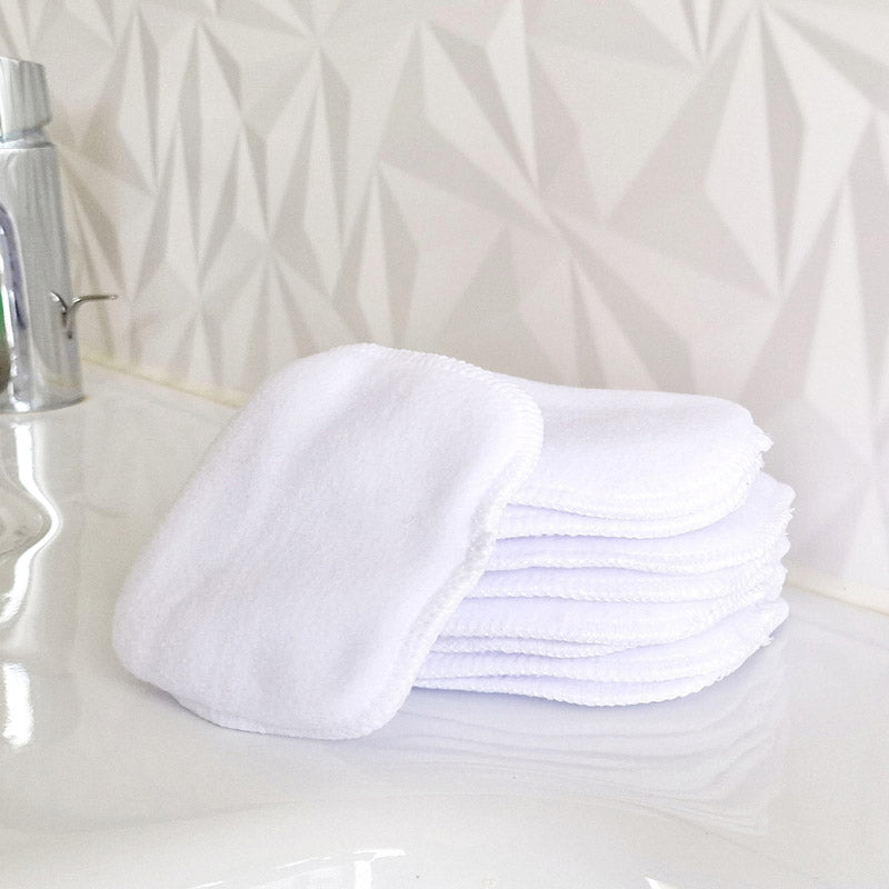 10 lingettes lavables en bambou