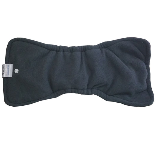 3 Doublures Couches lavables Tout en deux - Bambou charbon