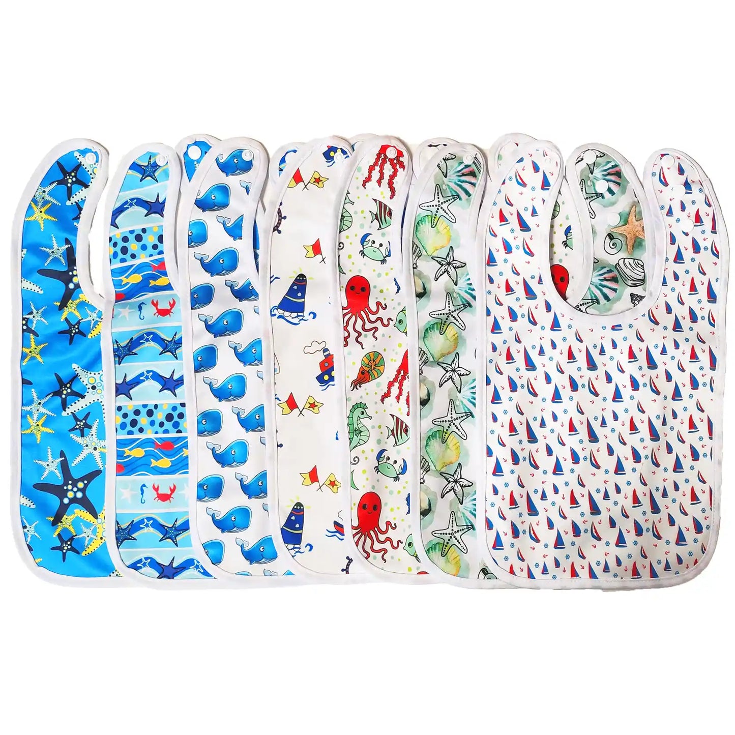 7 bavoirs brevetés évolutifs