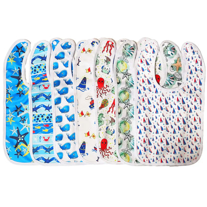 7 bavoirs brevetés évolutifs