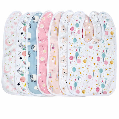 7 bavoirs brevetés évolutifs