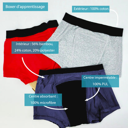 [TikTok] Lot de 4 boxers d'apprentissage de la propreté