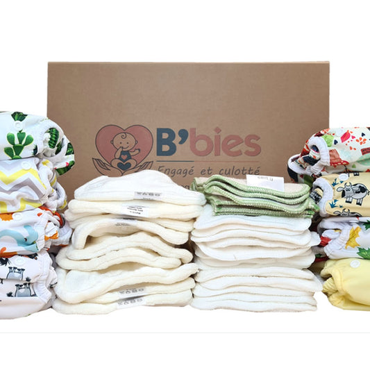 Couche lavable Te2 (Tout en Un) Bambou
