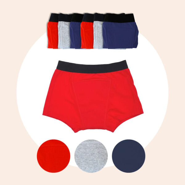 boxer absorbant lavable enfant, adolescent – Apprentissage - Fuite urinaire