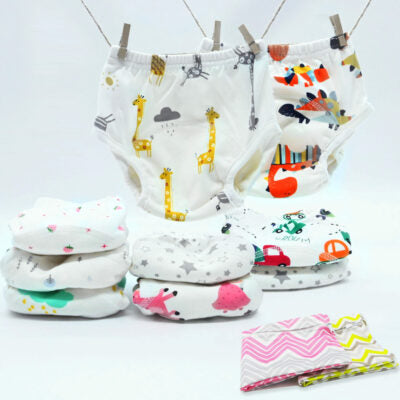 3 culottes apprentissage étanche coton B'bies