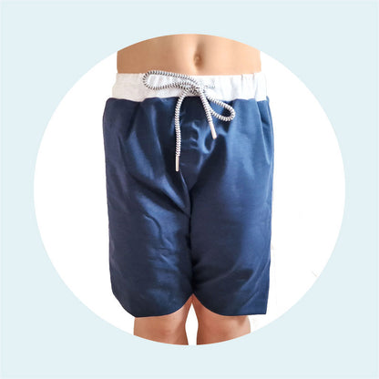 Pyjama absorbant et étanche – énurésie, fuites nocturnes, pipi au lit – Bleu Nuit