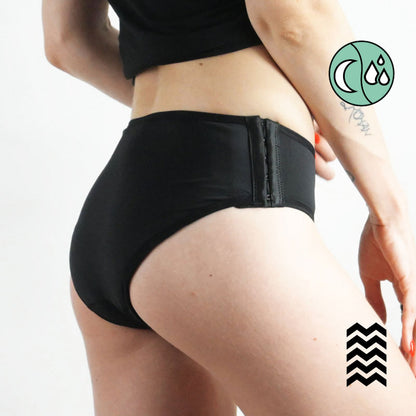 Culotte menstruelle Morphée – Nuit et Flux abondant - Mypads - Avec agrafes