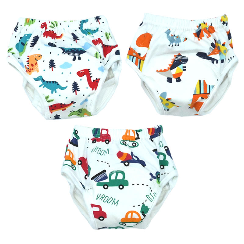3 culottes apprentissage étanche coton B'bies