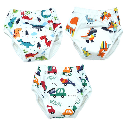 3 culottes apprentissage étanche coton B'bies