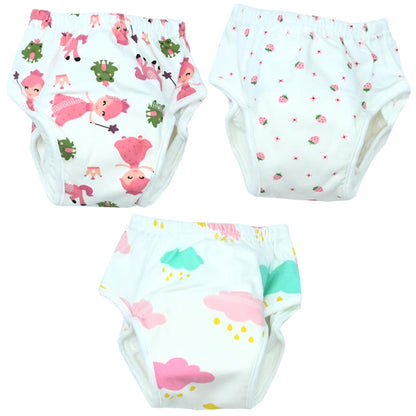 3 culottes apprentissage étanche coton B'bies