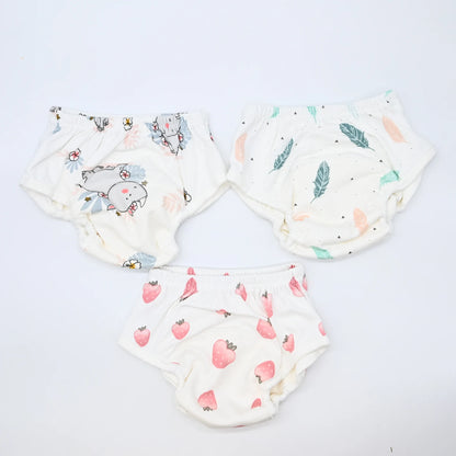 3 culottes apprentissage étanche coton B'bies