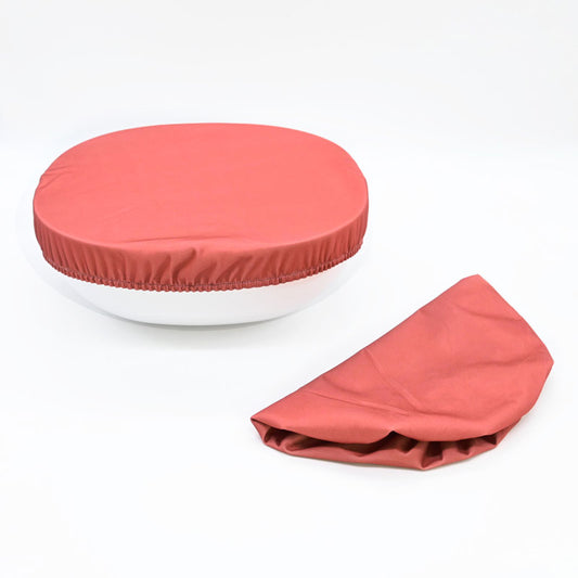 2 Couvre saladier  couvre plat en tissu  (L) - 24/30 cm