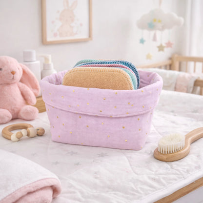 Panière Gaz de coton Réversible