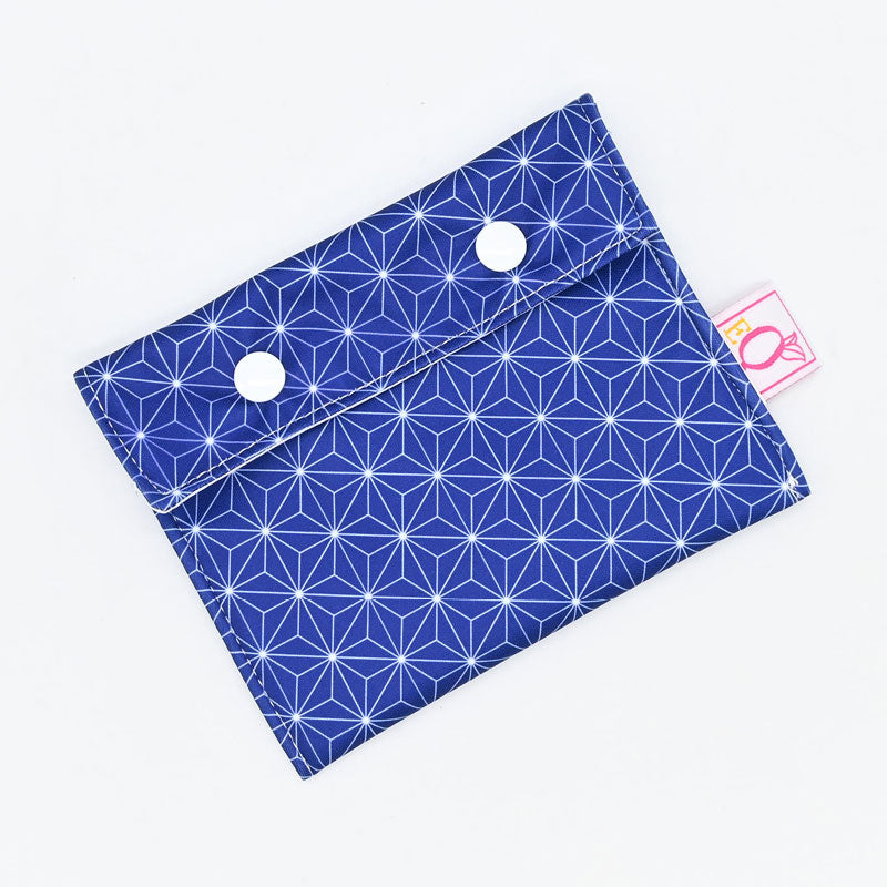 1 pochette savon SIMPLE - Asanoha azur