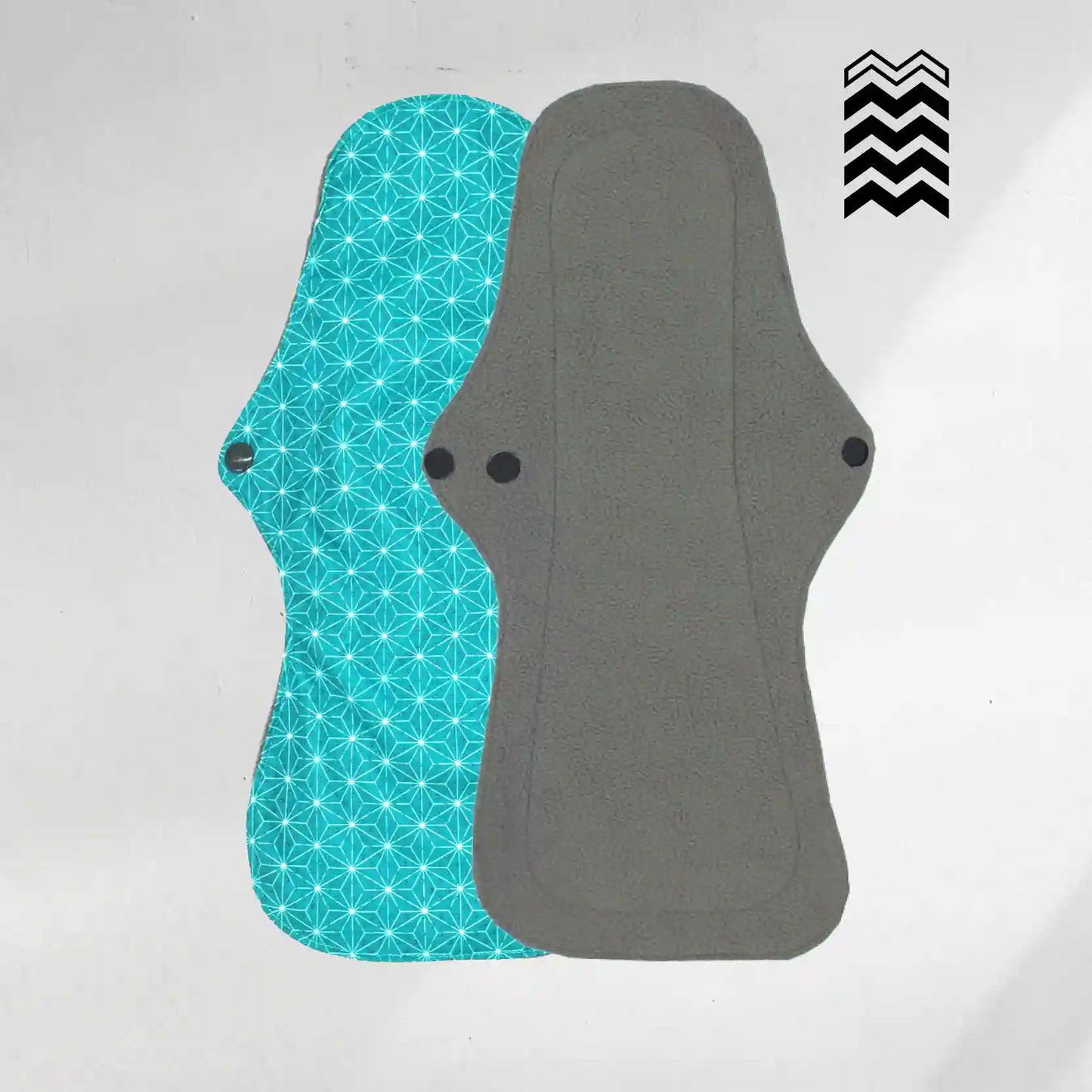 Serviettes hygiéniques lavables (Gamme L) – Flux moyen à fort - Mypads