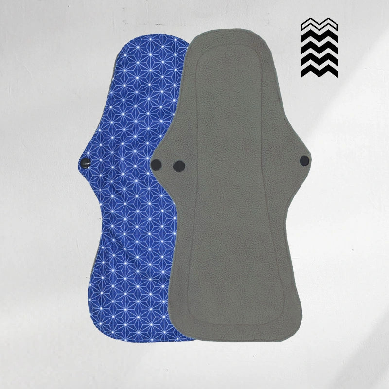 Serviettes hygiéniques lavables (Gamme L) – Flux moyen à fort - Mypads