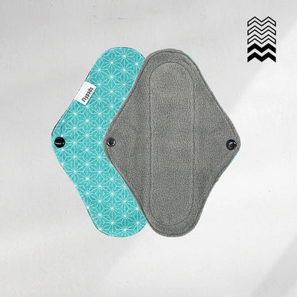 5 serviettes hygiéniques lavables (Gamme S) – Flux léger à moyen - Mypads