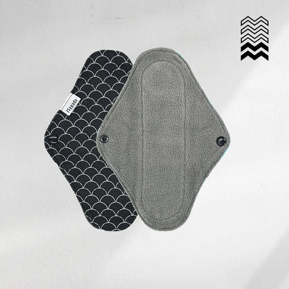 5 serviettes hygiéniques lavables (Gamme S) – Flux léger à moyen - Mypads