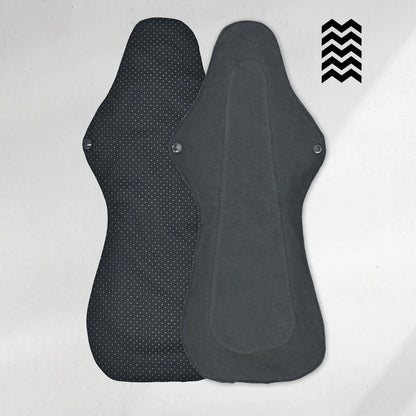 1 serviette hygiénique lavable (Gamme XL) – Flux extra fort, maternité, nuit - Mypads