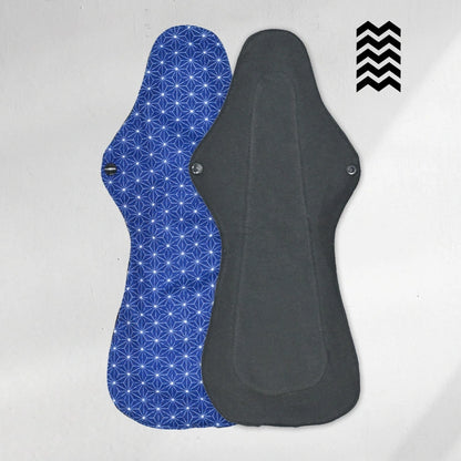 1 serviette hygiénique lavable (Gamme XL) – Flux extra fort, maternité, nuit - Mypads