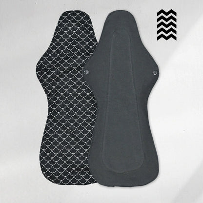1 serviette hygiénique lavable (Gamme XL) – Flux extra fort, maternité, nuit - Mypads