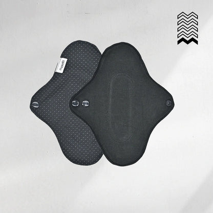 5 protège-slips lavables en COTON BIO (Gamme XS)  - Mypads