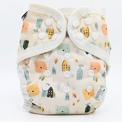 Couche lavable Te1 (Tout en Un) Bambou