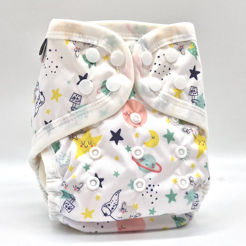 Couche lavable Te1 (Tout en Un) Bambou