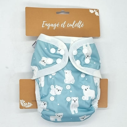 Couche lavable Te1 (Tout en Un) Bambou