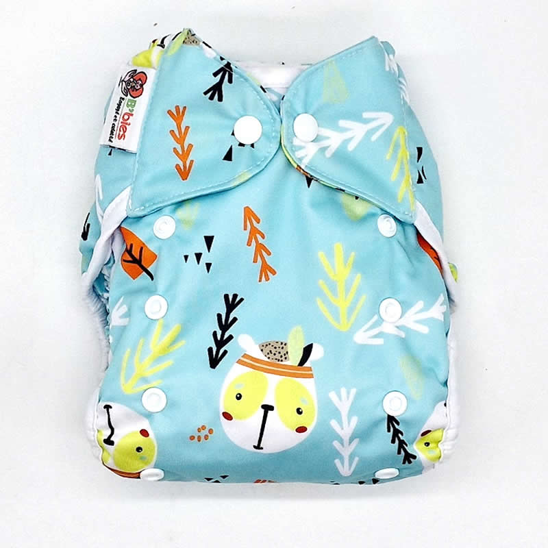 Couche lavable Te2 (Tout en Un) Bambou