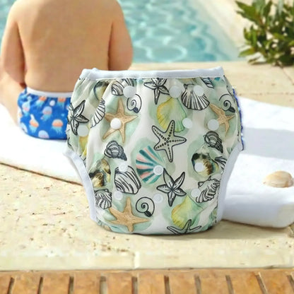 [TikTok] Kit Bébé Nageur - Couche de bain + Sac piscine + Cape de bain