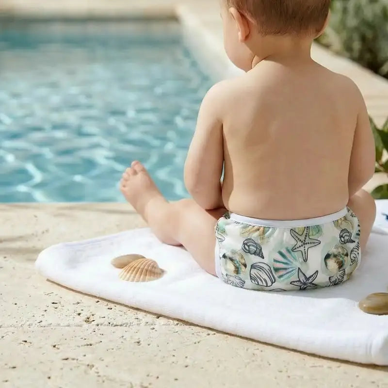 [TikTok] Pack 2 couches de bain lavables + 2 sacs de transport