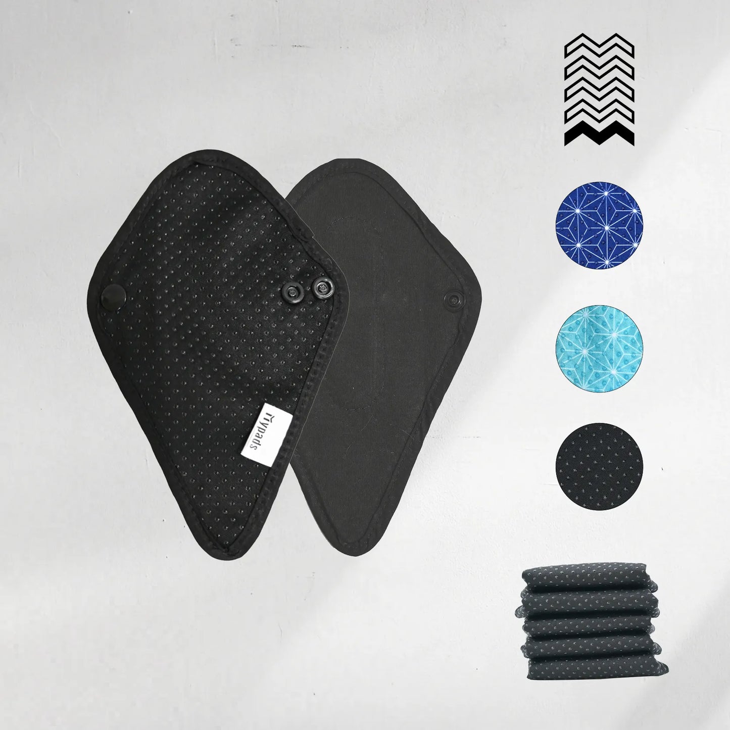 5 protège strings lavables en coton  - (Gamme XXS) Mypads