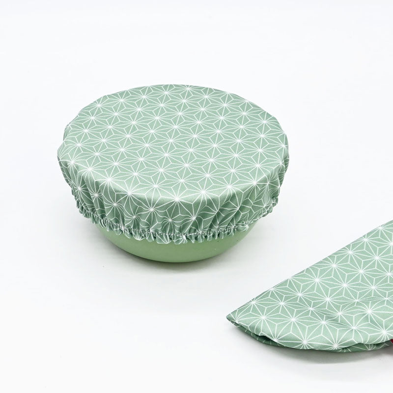 2 Couvre bols - couvre plat en tissu  (S)  13 à 16 cm