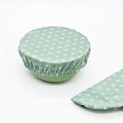 2 Couvre bols - couvre plat en tissu  (S)  13 à 16 cm