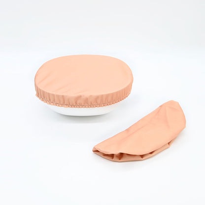 2 Couvre saladier - couvre plat en tissu (M) - 18/24 cm