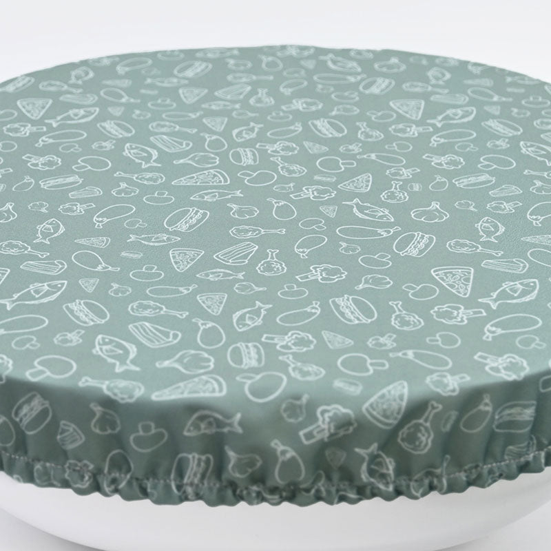 2 Couvre saladier  couvre plat en tissu  (L) - 24/30 cm